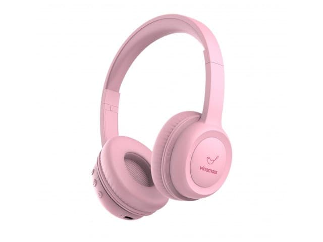Auricular Bluetooth para Niños E63 Rosado Claro Gorsun